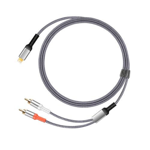Amazon | Lightning RCA 変換ケーブル iPhone ライトニング RCA Y